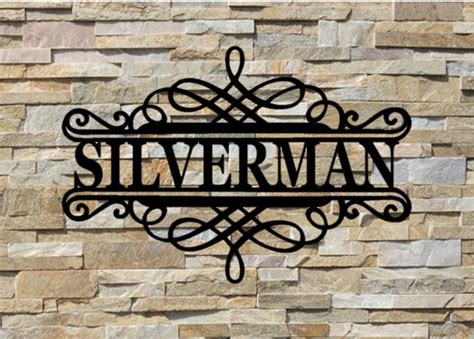 metal estiblished with house nicknames|personalized metal name sign.